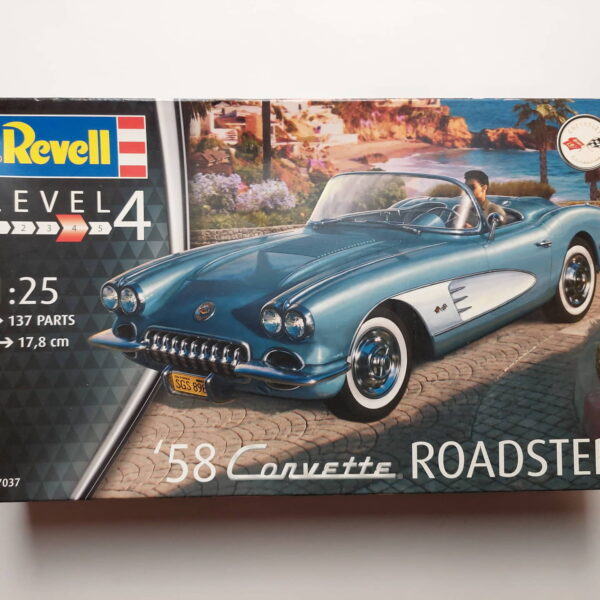 1/25 Chevrolet Corvette Roadster '58 Сборная модель Revell 07037