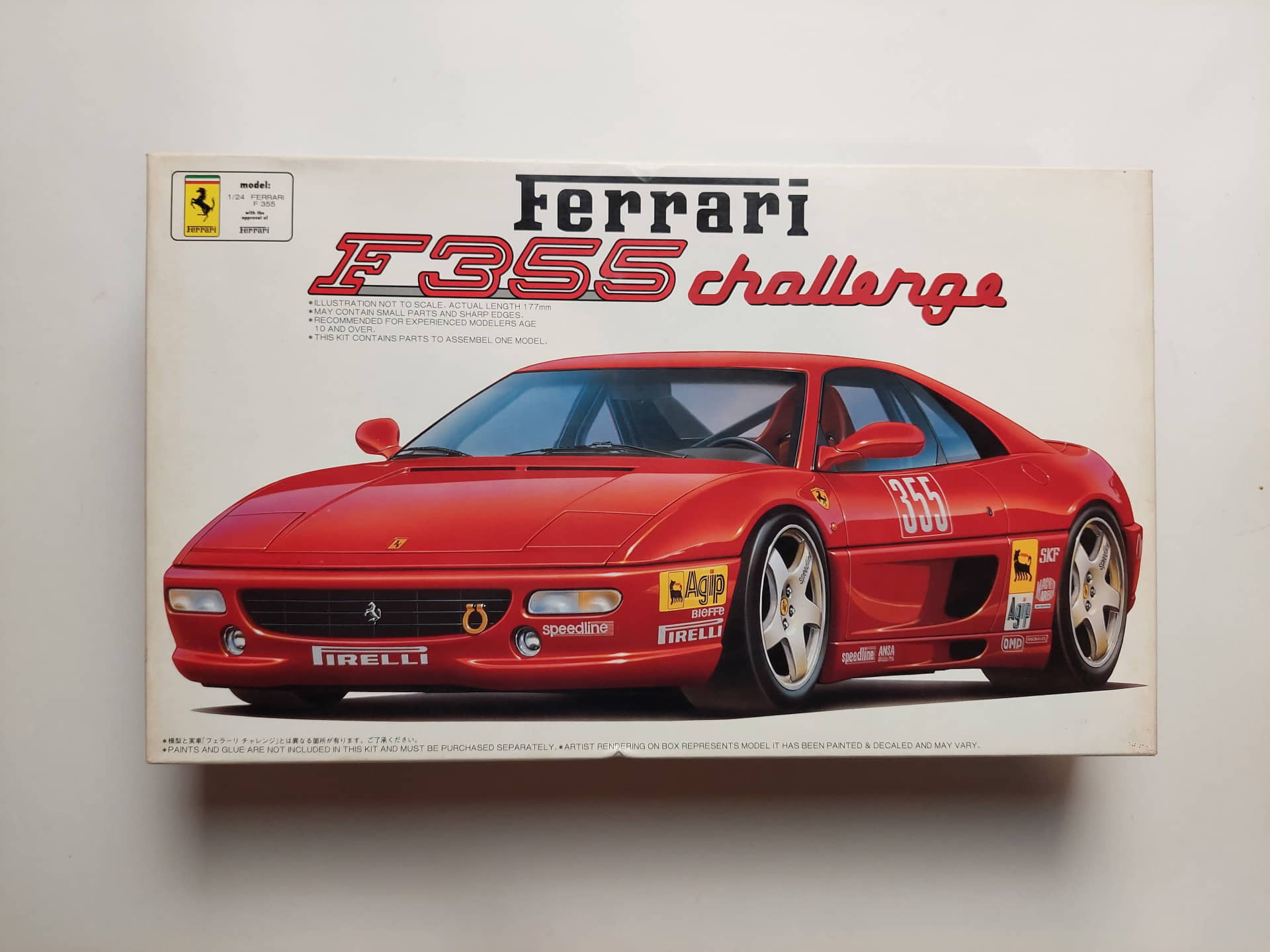 857ad75a548129cd89c90f536c06adab.jpg 1/24 Ferrari F355 Challenge Сборная модель Fujimi 12455