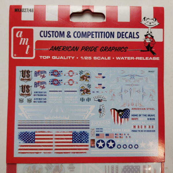 1/25 Декали AMT MKA027 American Pride Graphics