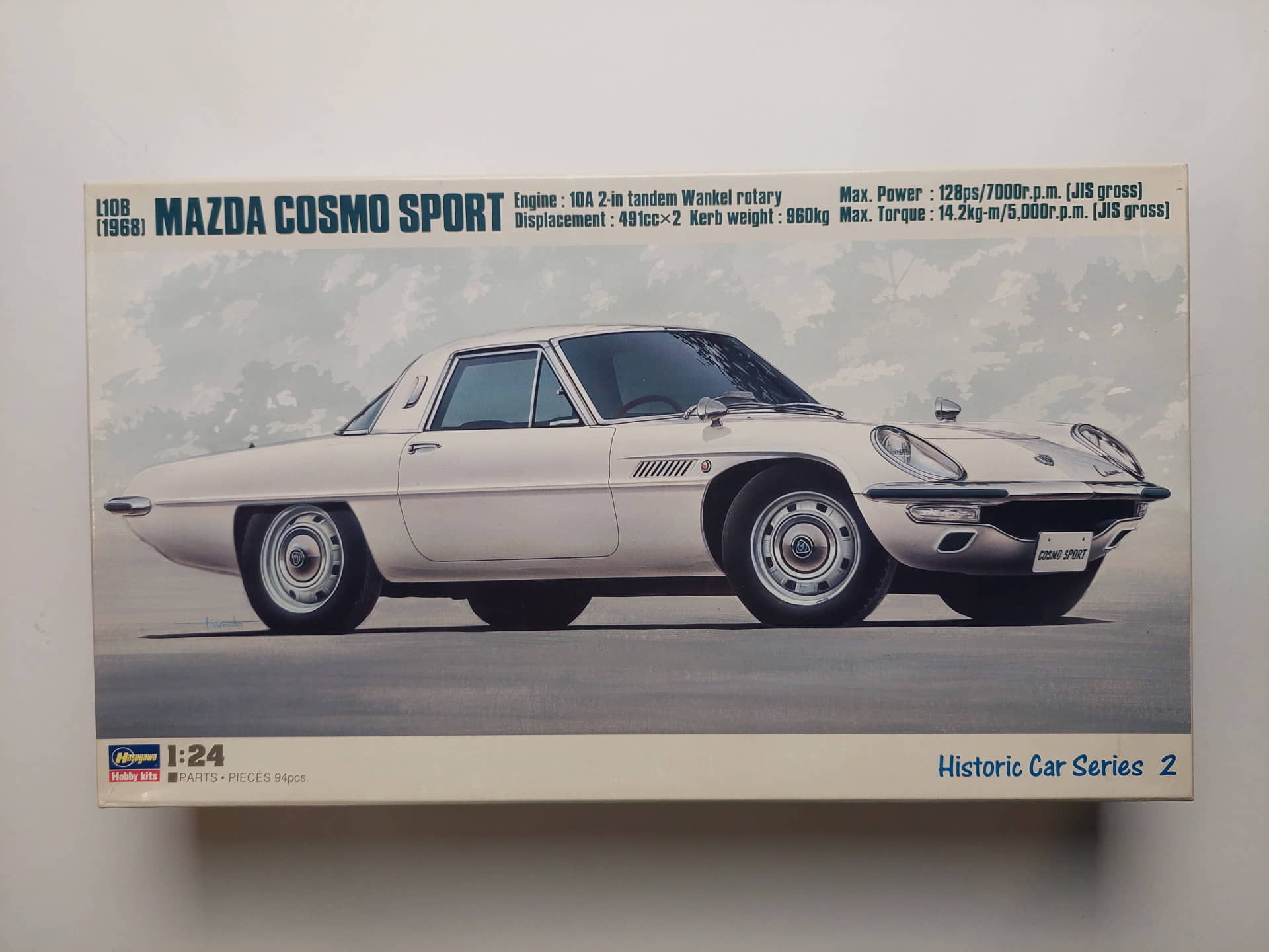 0c2e63fca4730d51c1e72cf3574a56db.jpg 1/24 Mazda Cosmo Sport Сборная модель Hasegawa 21202