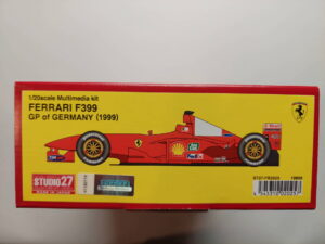 1/20 Ferrari F399 German GP 1999 Сборная модель Studio27 ST27-FR2025