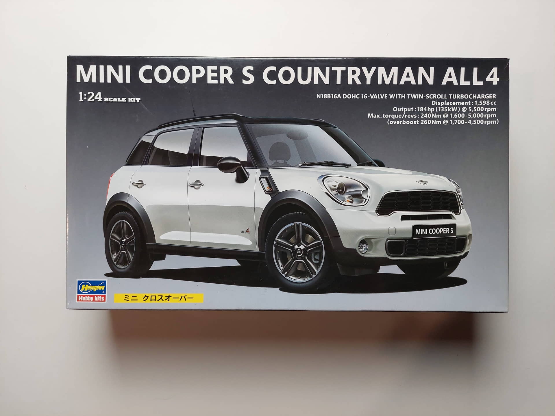 1325779908b2595b78e47f5e2fd258ce.jpg 1/24 Mini Cooper S Countryman All4 Сборная модель Hasegawa 24121