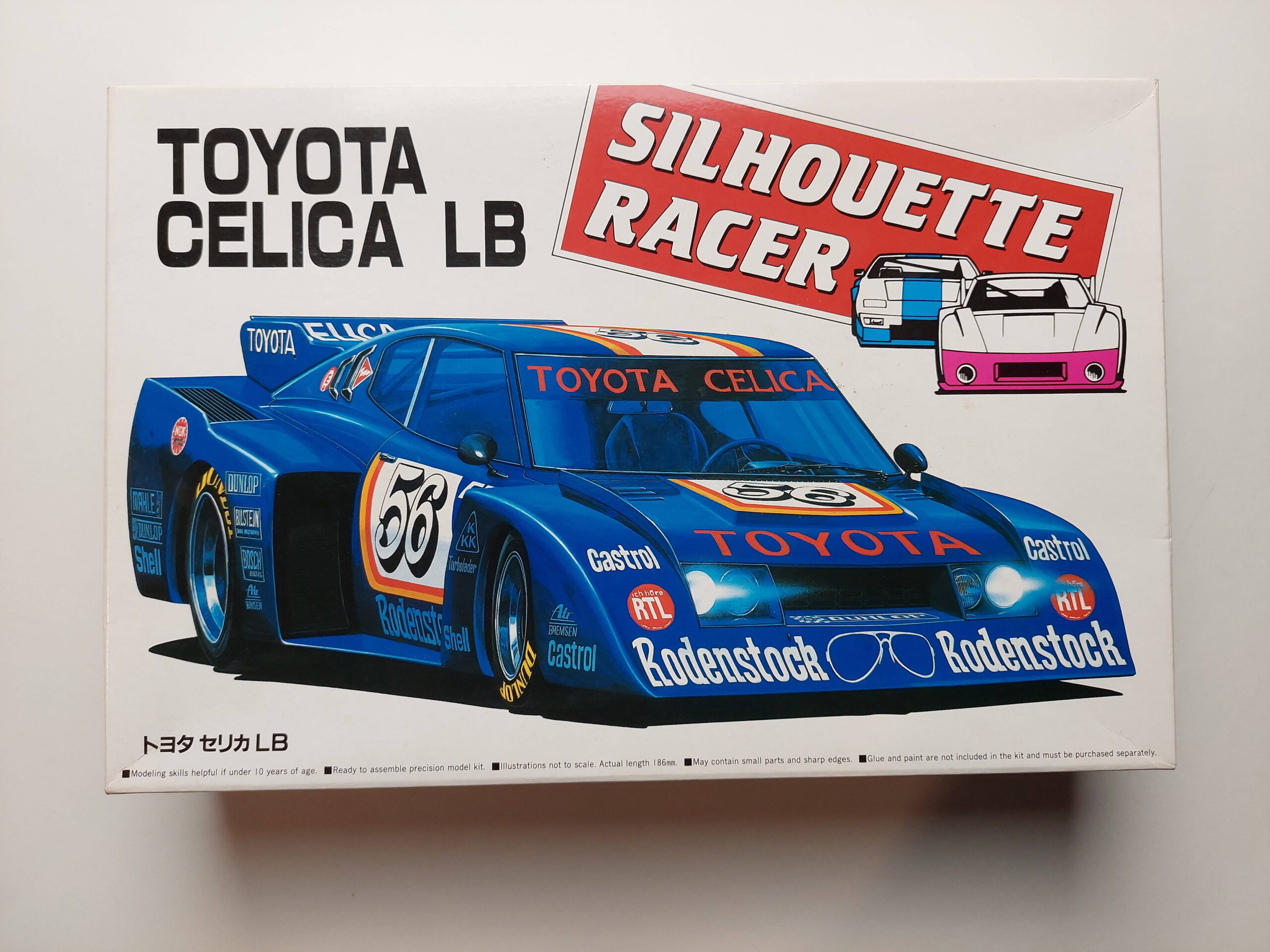 2794956b86dd58fc664d4e6fd2e573ed.jpg 1/24 Toyota Celica LB Silhouette Racer Сборная модель Aoshima 016633