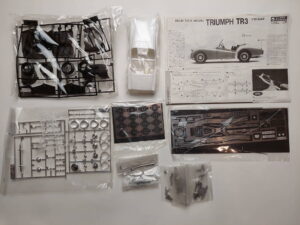 1/24 Triumph TR3 Сборная модель Gunze Sangyo G-224