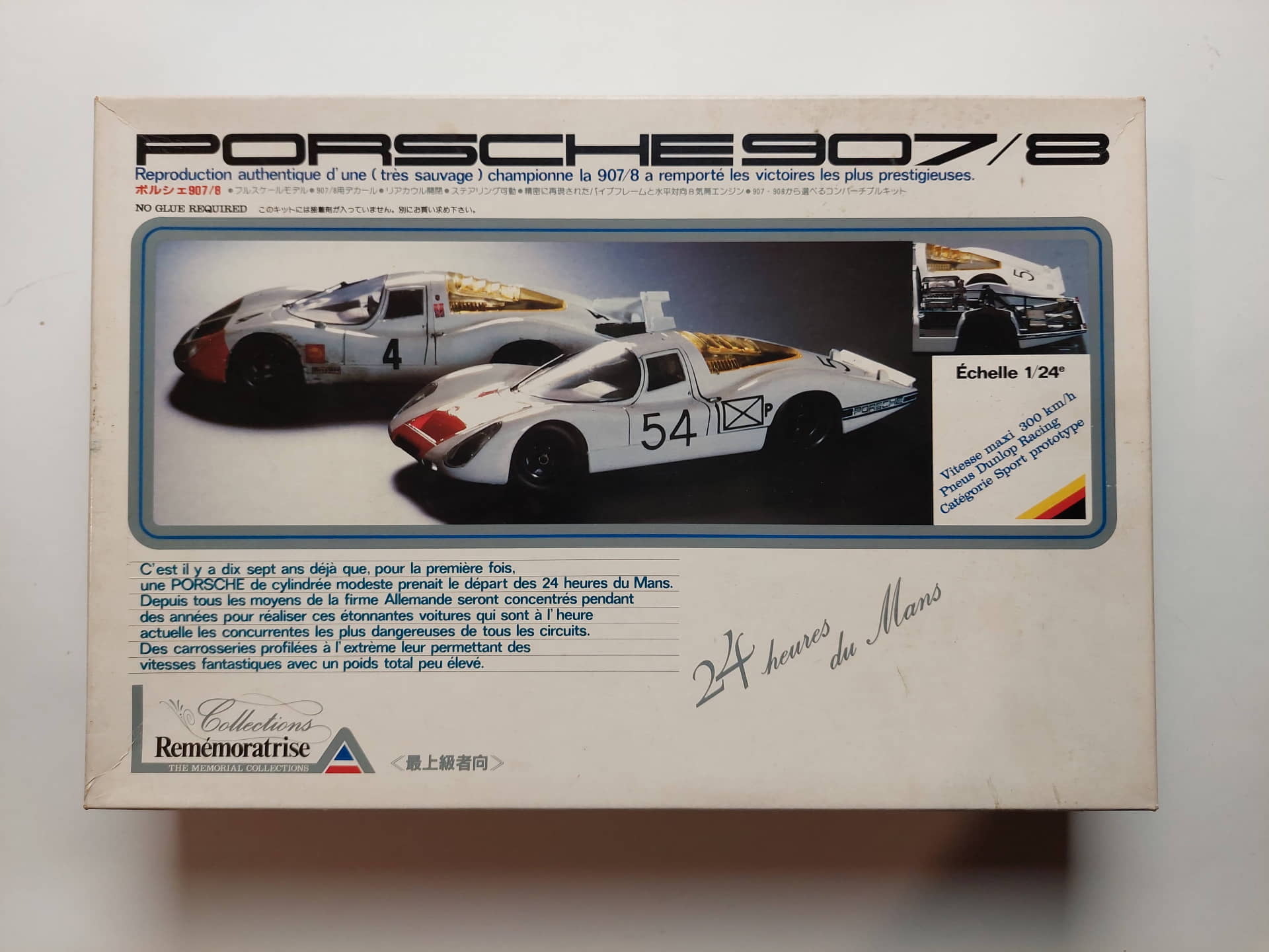 464854492908762f3fcd6f893e99fba1.jpg 1/24 Porsche 907/8 Le Mans Сборная модель Union MC-17-1500