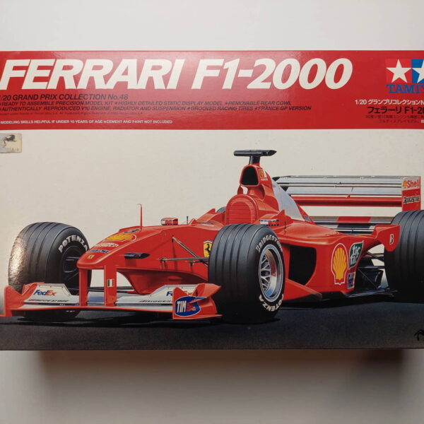 1/20 Ferrari F1-2000 + Clearview Сборная модель Tamiya 20049