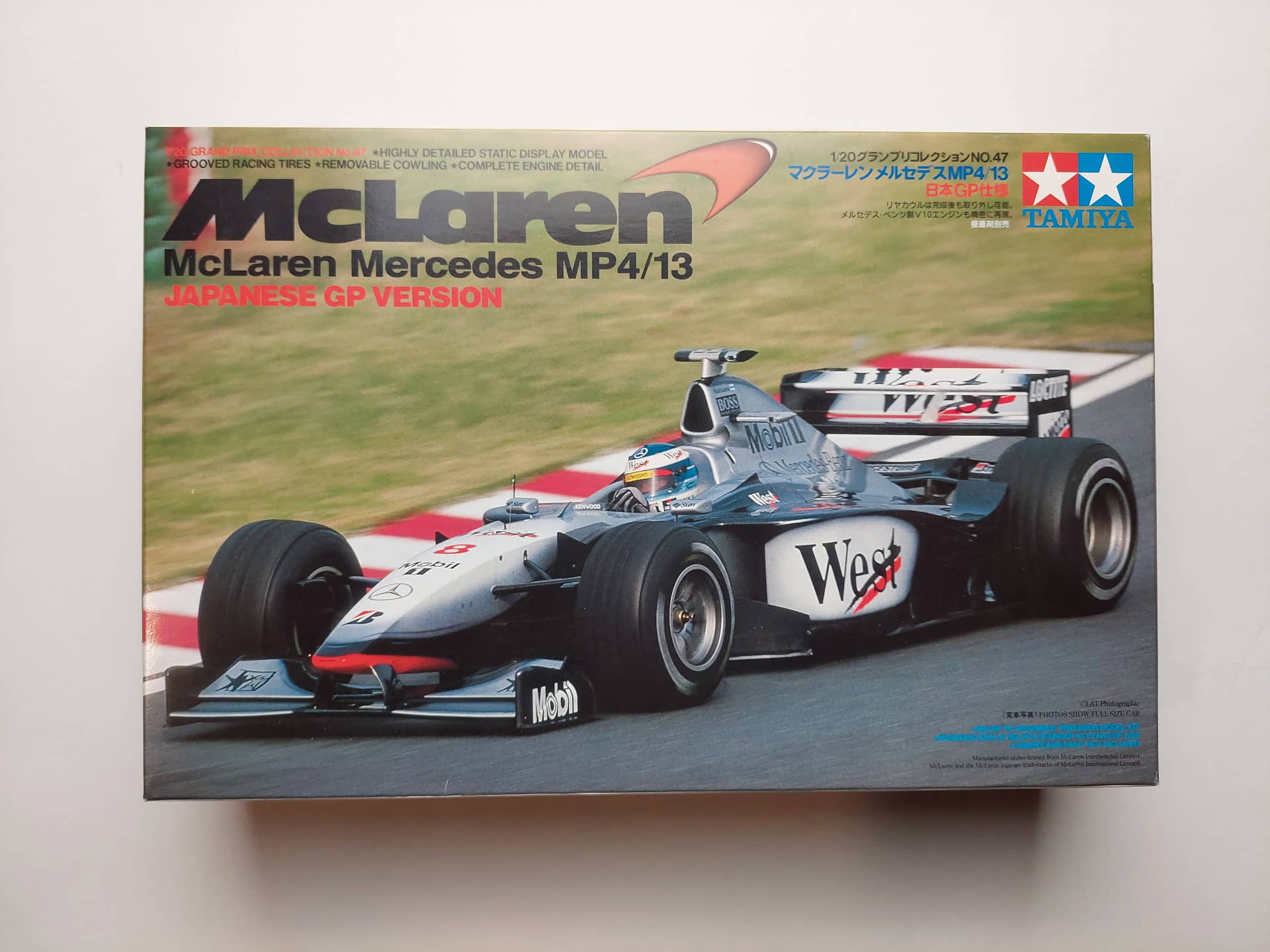6e30d06ec1e7d1b098f4ddbfe44c28fa.jpg 1/20 McLaren MP4/13 1998 Japanese GP Сборная модель Tamiya 20047