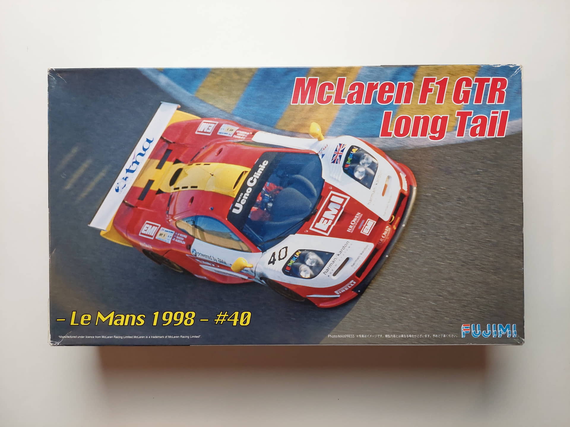 750bf4c27cdfb8093c4d1710d5e09910.jpg 1/24 McLaren F1 GTR Long Tail Le Mans 1998 #40 DX с фототравлением Сборная модель Fujimi 12662
