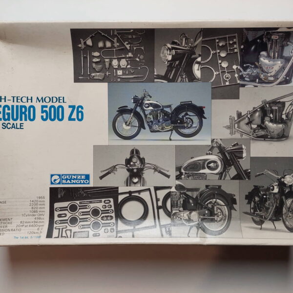1/12 Meguro 500 Z6 Сборная модель Gunze G-254
