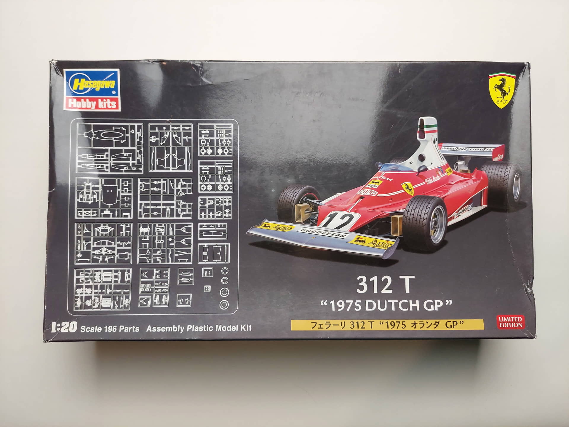 a86f642cd61b093f81bbfcba5900cced.jpg 1/20 Ferrari 312 T 1975 Dutch GP Сборная модель Hasegawa 20252