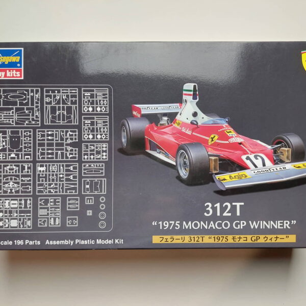 1/20 Ferrari 312 T 1975 Monaco GP Winner Сборная модель Hasegawa 23202