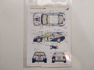 1/24 Декали Domino FCDDEC001 Ford Escort RS Cosworth 4X4 - Rally Mone Carlo 1994