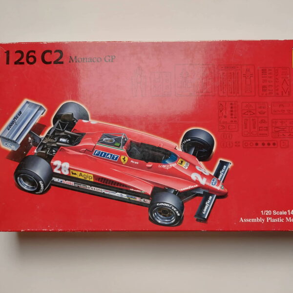 1/20 Ferrari 126 C2 1982 Monaco GP Сборная модель Fujimi 09042