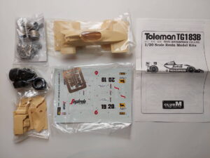 1/20 Toleman TG183B Brazil GP 1984 Сборная модель Club-M