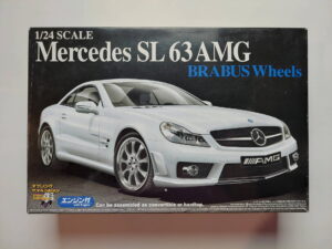 1/24 Mercedes-Benz SL63 AMG BRABUS Wheels Сборная модель Aoshima 047866