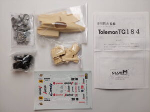 1/20 Toleman TG184 Monaco GP 1984 Сборная модель Club-M 20029