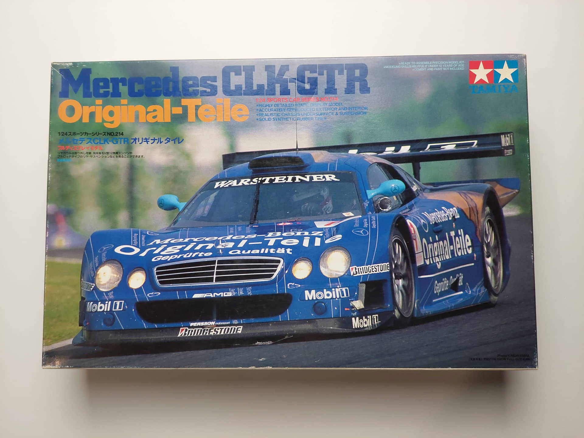 facf10e529ba4ffd6eef82e1a6c17259.jpg 1/24 Mercedes-Benz CLK-GTR 1998 Original-Telle Сборная модель Tamiya 24214