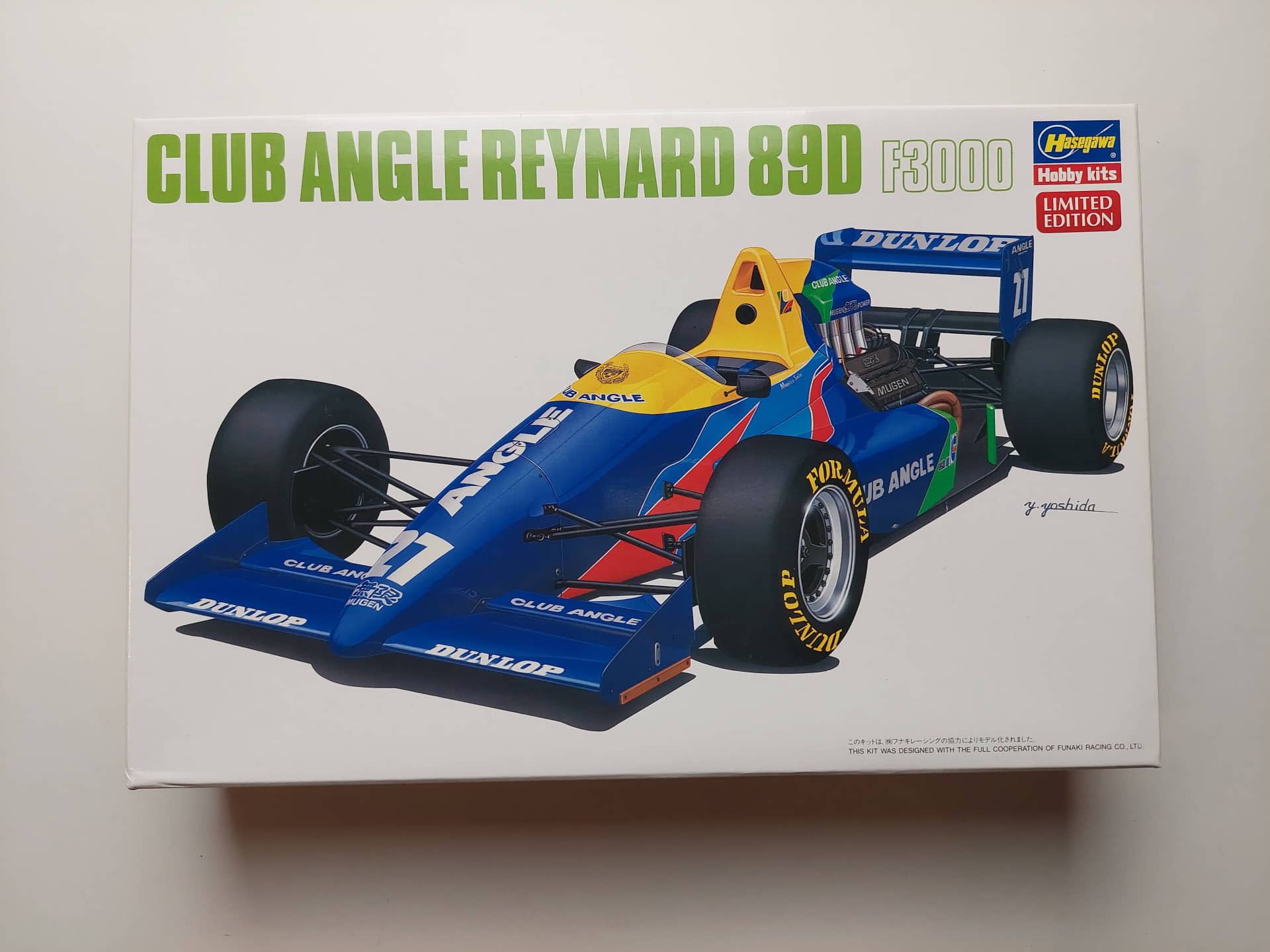 7adfa7928ecaf24a0f3a6af99bfc8853.jpg 1/24 Club Angle Reynard 89D F3000 Сборная модель Hasegawa 20679