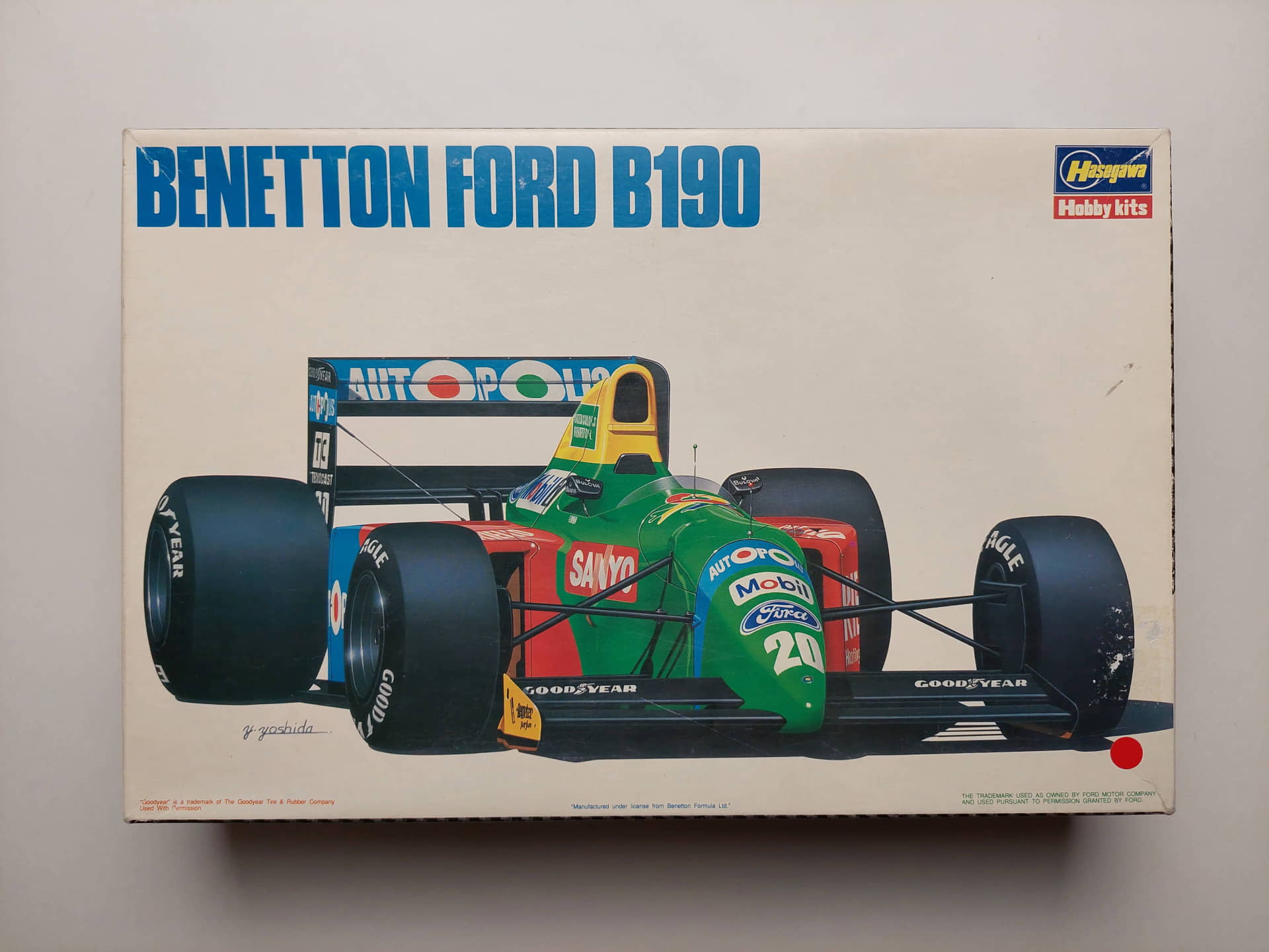 7de730813adec174fefcbbfc19039535.jpg 1/24 Benetton Ford B190 Сборная модель Hasegawa 23010