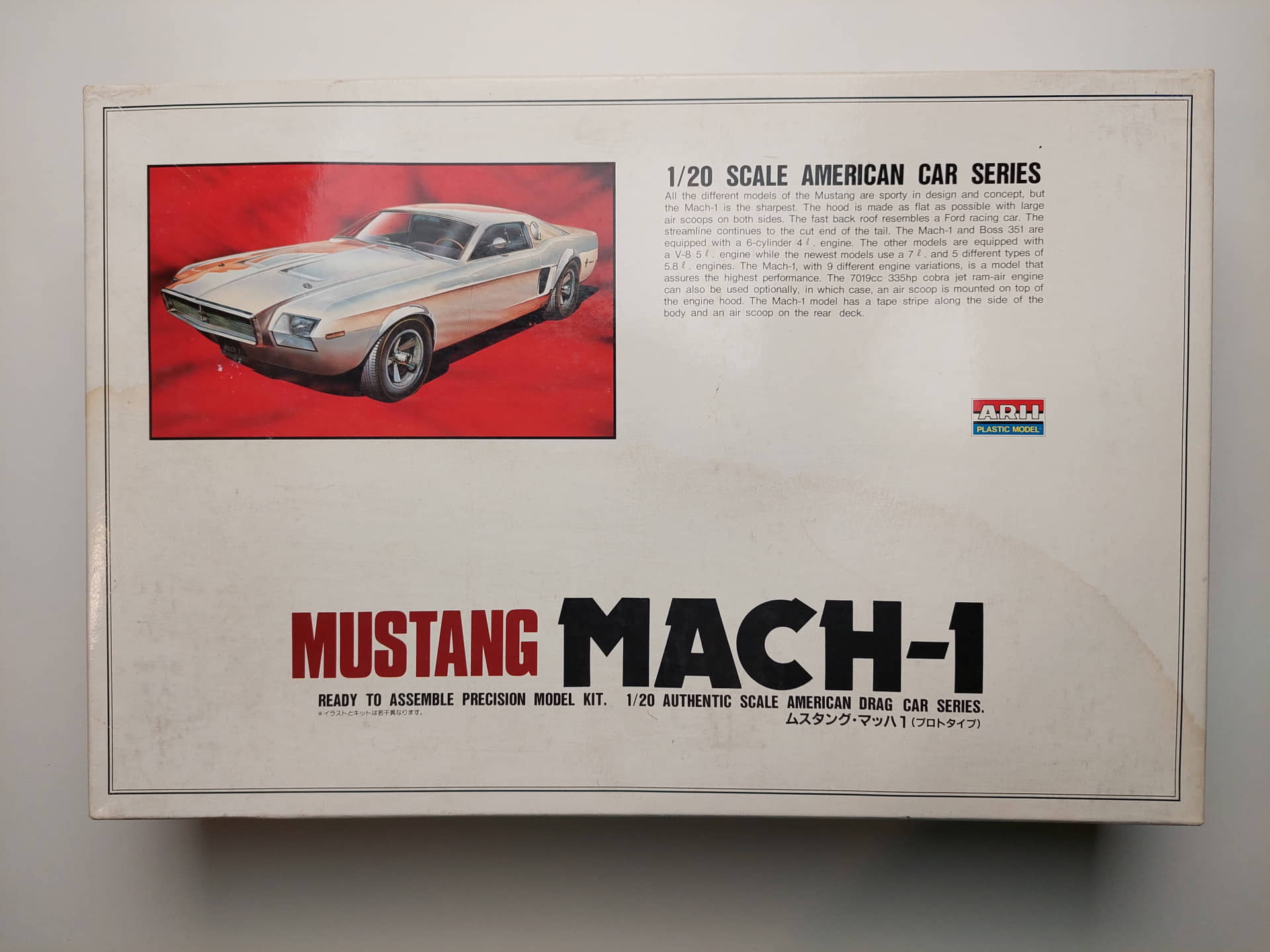 998a3d3a1d8cb005e4f8f5a750840019.jpg 1/20 Ford Mustang Mach-1 1968 Concept Car Сборная модель ARII A932