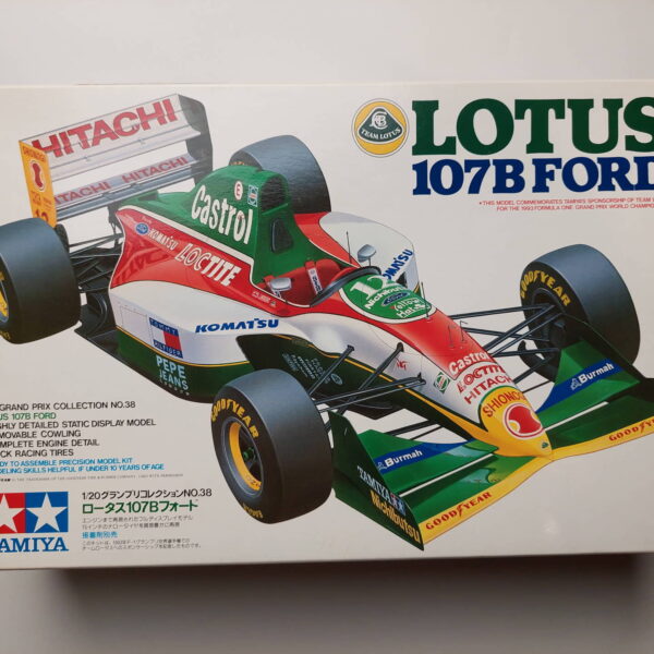 1/20 Lotus 107B Ford 1993 Сборная модель Tamiya 20038