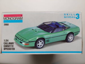 1/24 Callaway Corvette Speedster Сборная модель Monogram 2958