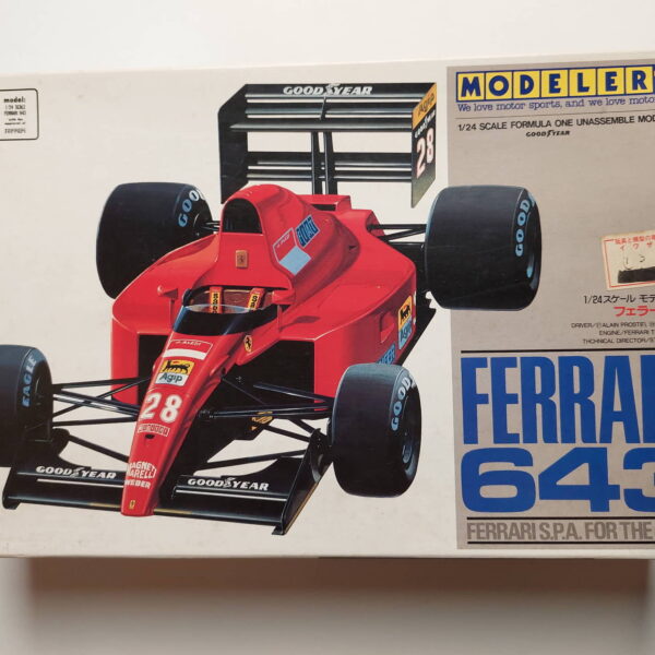 1/24 Ferrari 643 Сборная модель Modeler's 5407