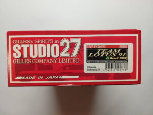 1/20 Lotus 91 Brasil 1982 Сборная модель Studio27 ST27-FK20273