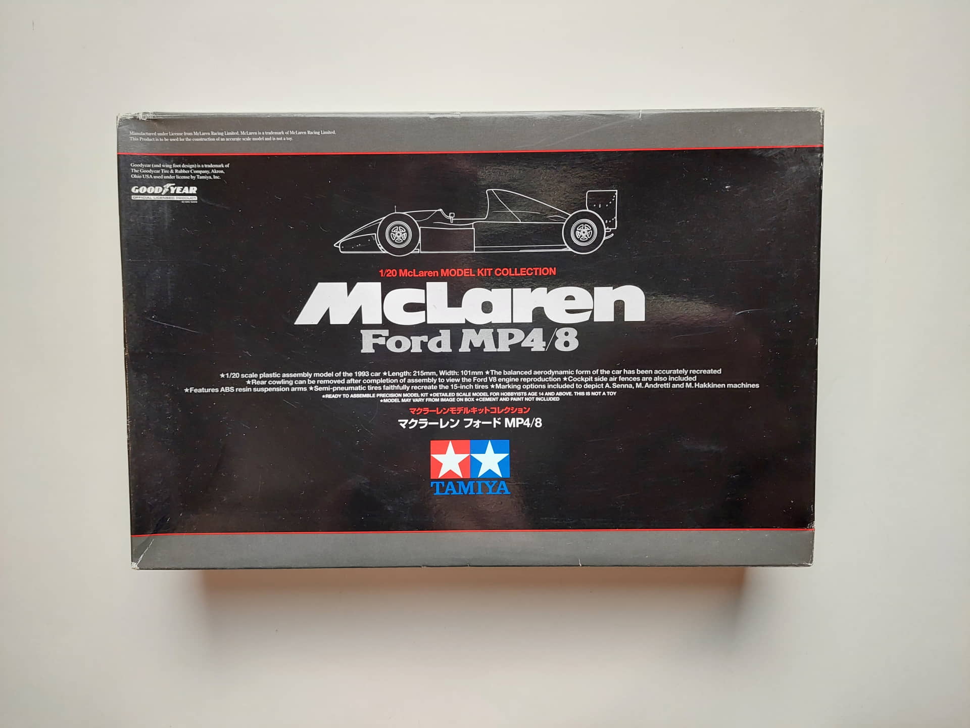 33bd579f764623ae4f5824855f115dd2.jpg 1/20 McLaren MP4/8 Ford Сборная модель Tamiya 25172