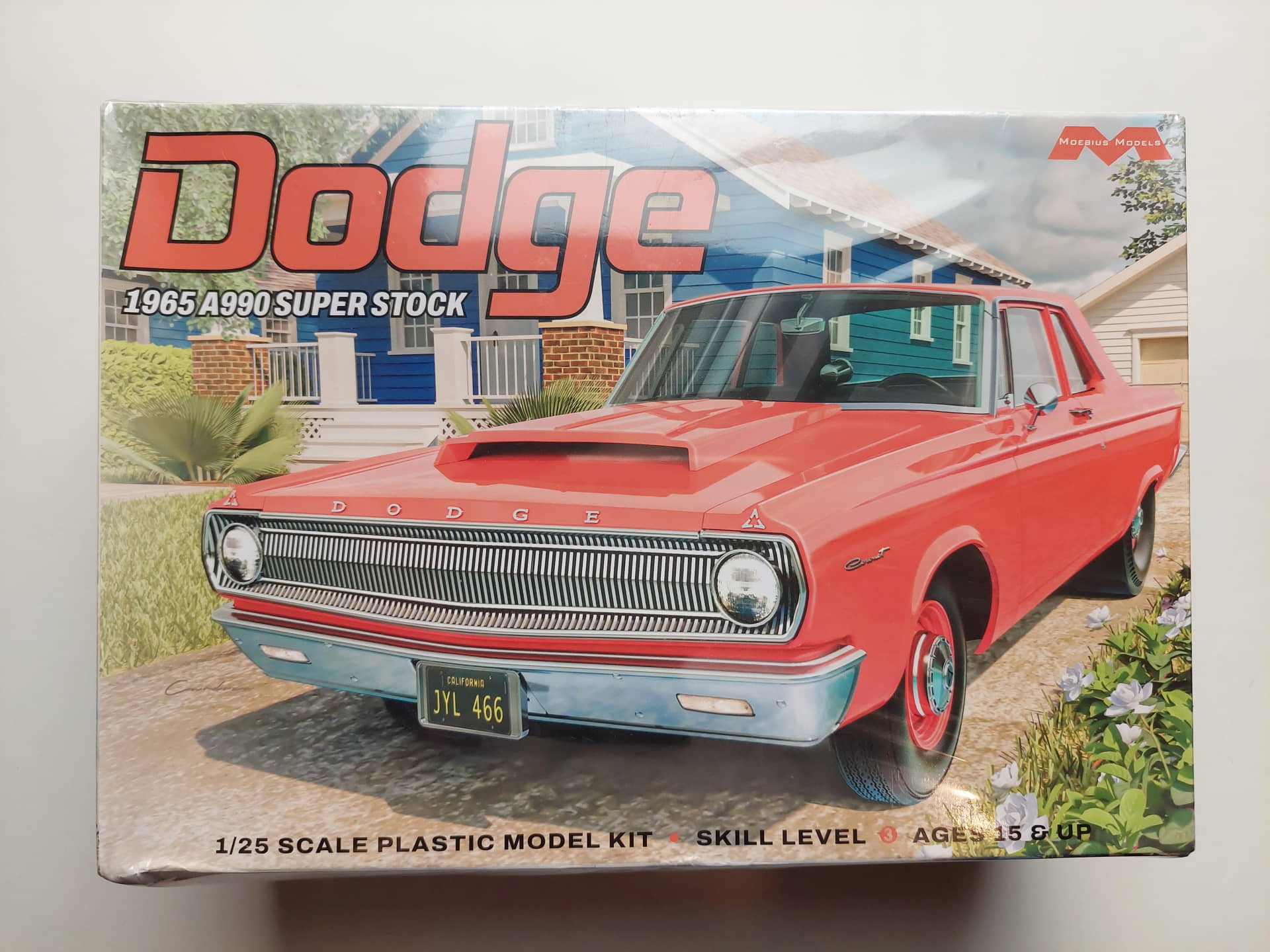 477826795601eca4b5fff659a1bb8b04.jpg 1/25 Dodge A990 Super Stock 1965 Сборная модель Moebius Models 2460