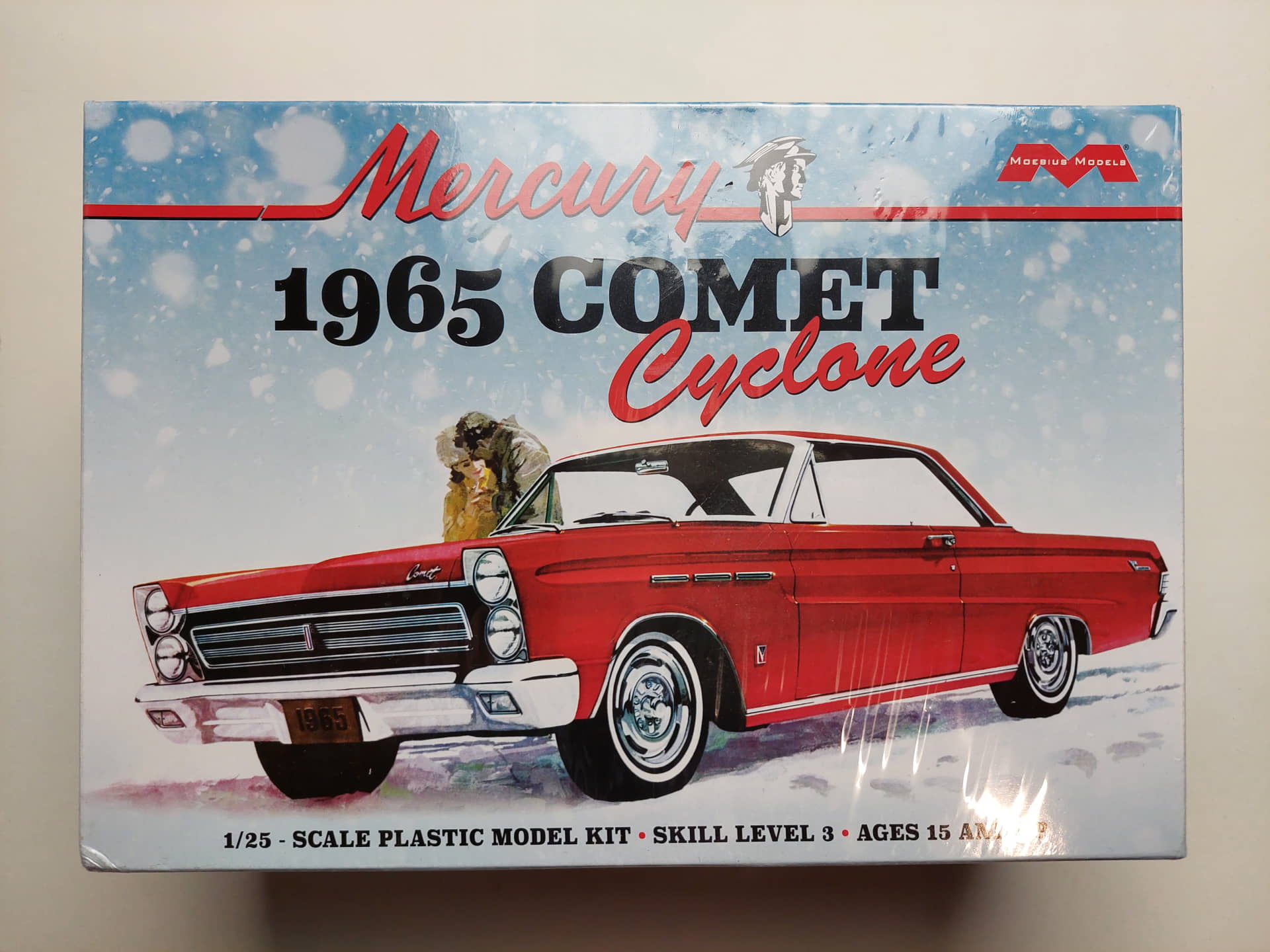 6fc515be712025cd7cdc595870e8c522.jpg 1/25 Mercury Comet Cyclone 1965 Сборная модель Moebius Models 1210