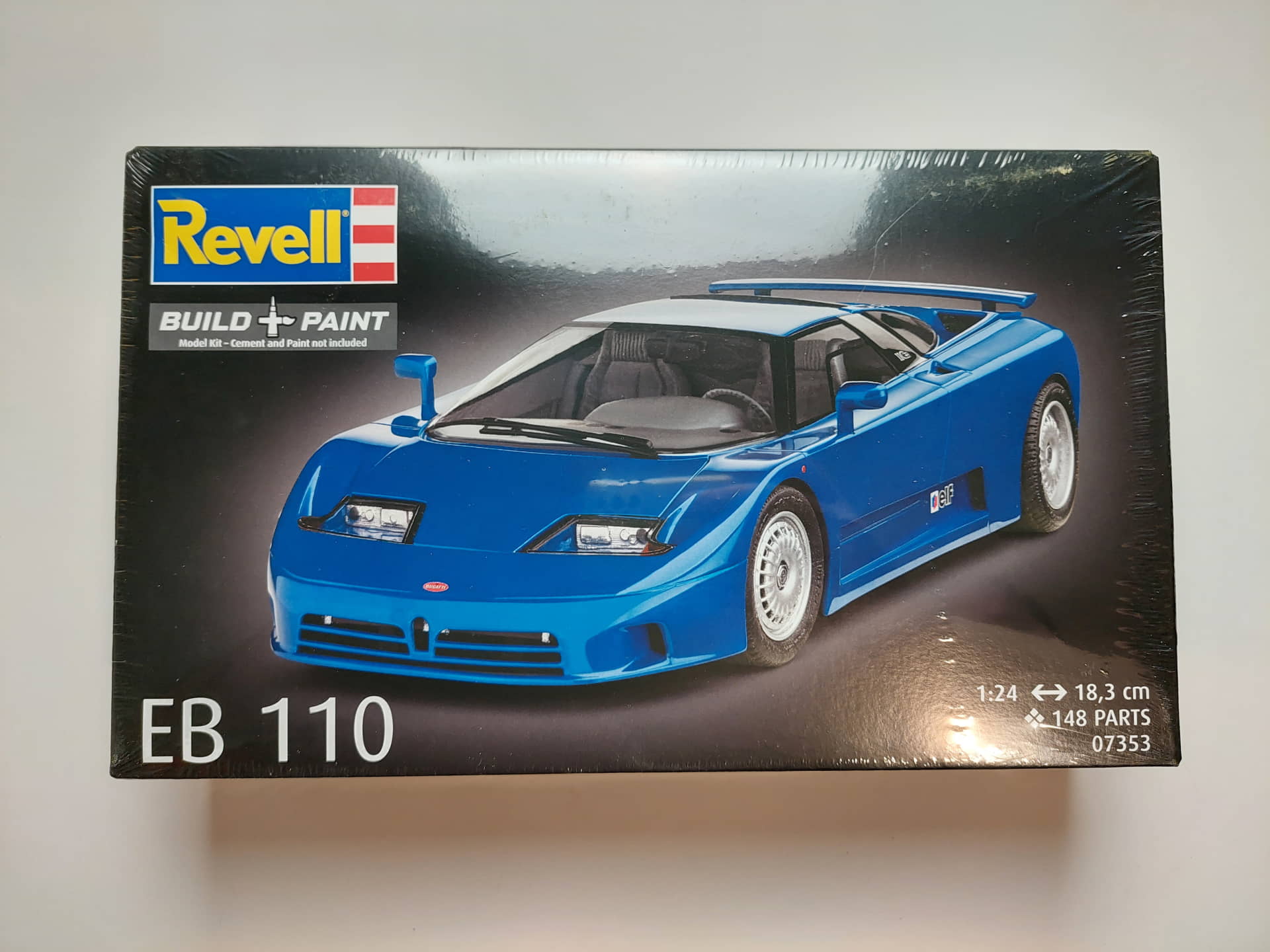 961e23155f294ddf462a29bbe6cbf075.jpg 1/24 Bugatti EB 110 Сборная модель Revell 07353