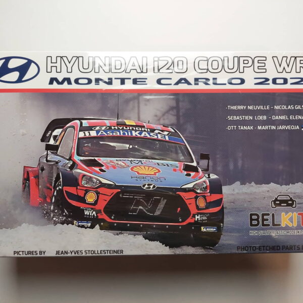 1/24 Hyundai i20 Coupe WRC Monte Carlo Rally 2020 Сборная модель Belkits BEL-021