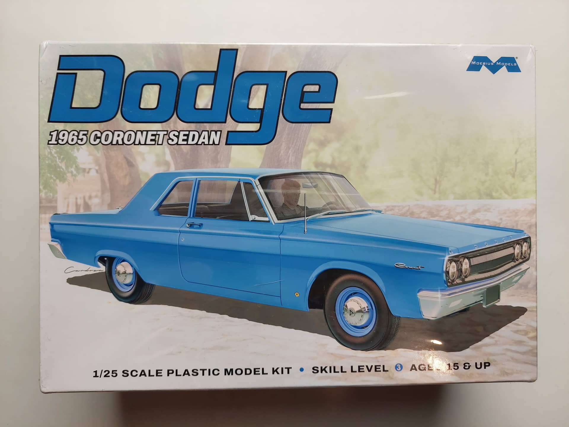 aa5cdea0f09a35cc732b17707ca22431.jpg 1/25 Dodge Coronet Sedan 1965 Сборная модель Moebius Models 2461