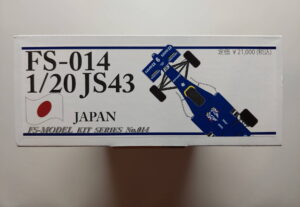 1/20 Ligier JS43 Japan GP 1996 Сборная модель FS-Model No. FS-014