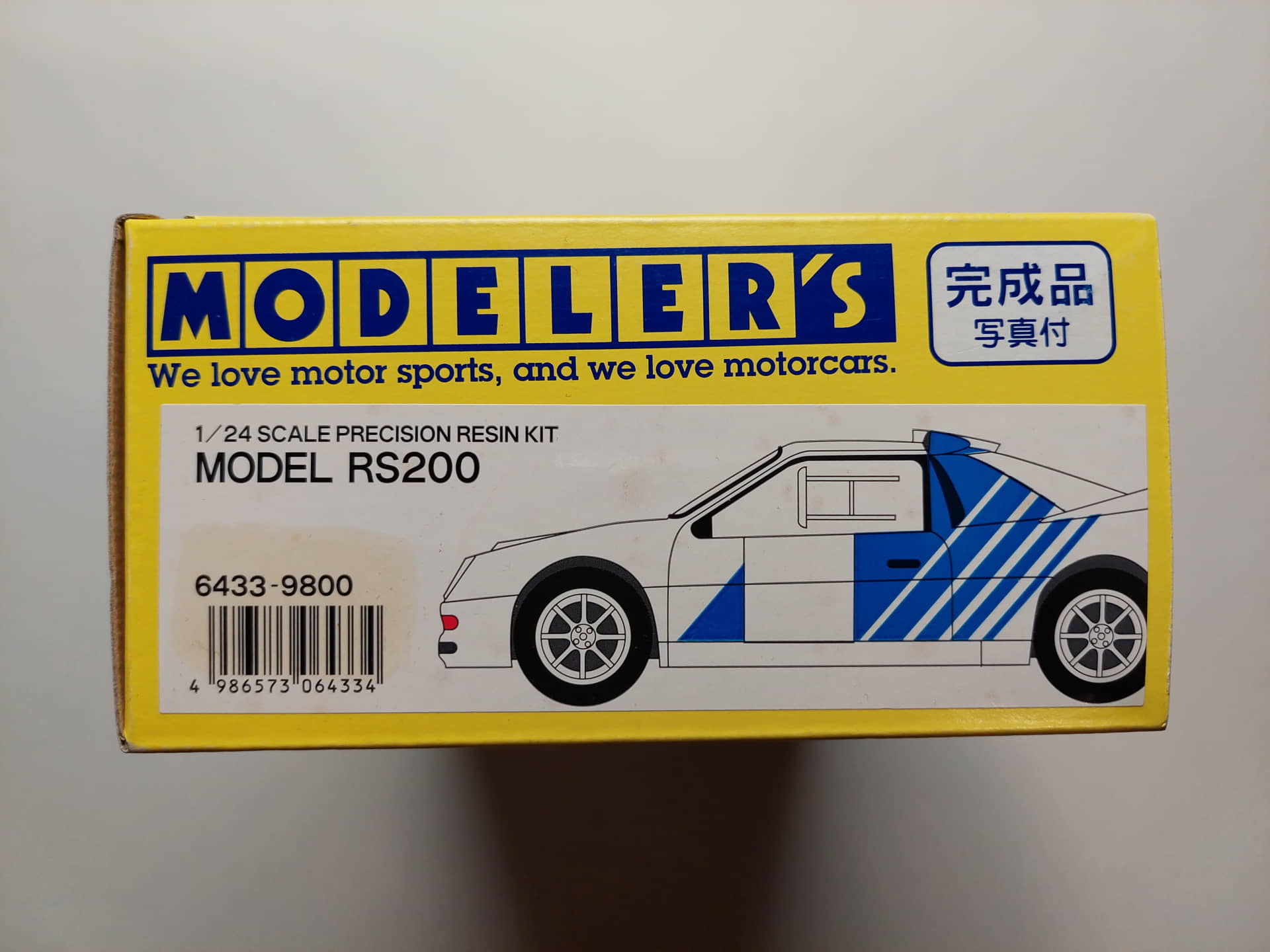 cba60d11ff76b94b8831066c32d2891a.jpg 1/24 Ford RS200 '86 RAC Rally Сборная модель Modeler's 6433