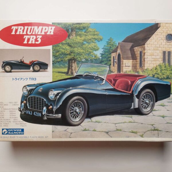 1/24 Triumph TR3 (Без фототравления) Сборная модель Gunze Sangyo G-186