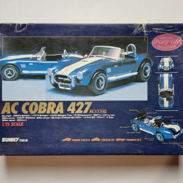 1/25 Shelby AC Cobra 427 Historic Sport Car Collection Сборная модель Sunny Tri-S SN-1500