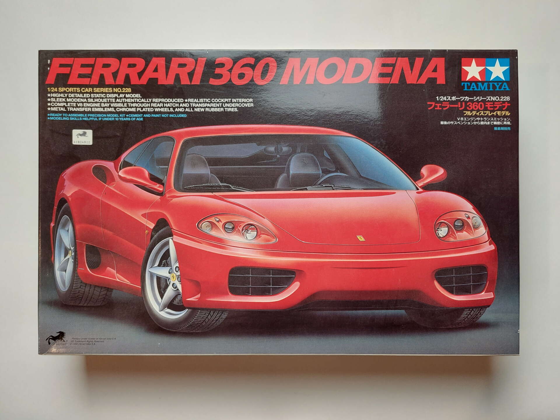 d8ab7d081c281fff4e4f79ede8599931.jpg 1/24 Ferrari 360 Modena Сборная модель Tamiya 24228