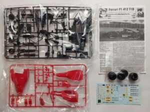 1/24 Ferrari 412 T1B 1994 5th Jean Alesi #27 Сборная модель Protar 18250