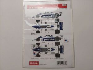 1/20 Brabham BT50 1982 (Tamiya) Декали Studio27 ST27-DC630
