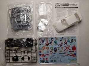 1/24 Toyota Aristo V300 Vertex Edition Itasha - When They Cry Сборная модель Aoshima 047521