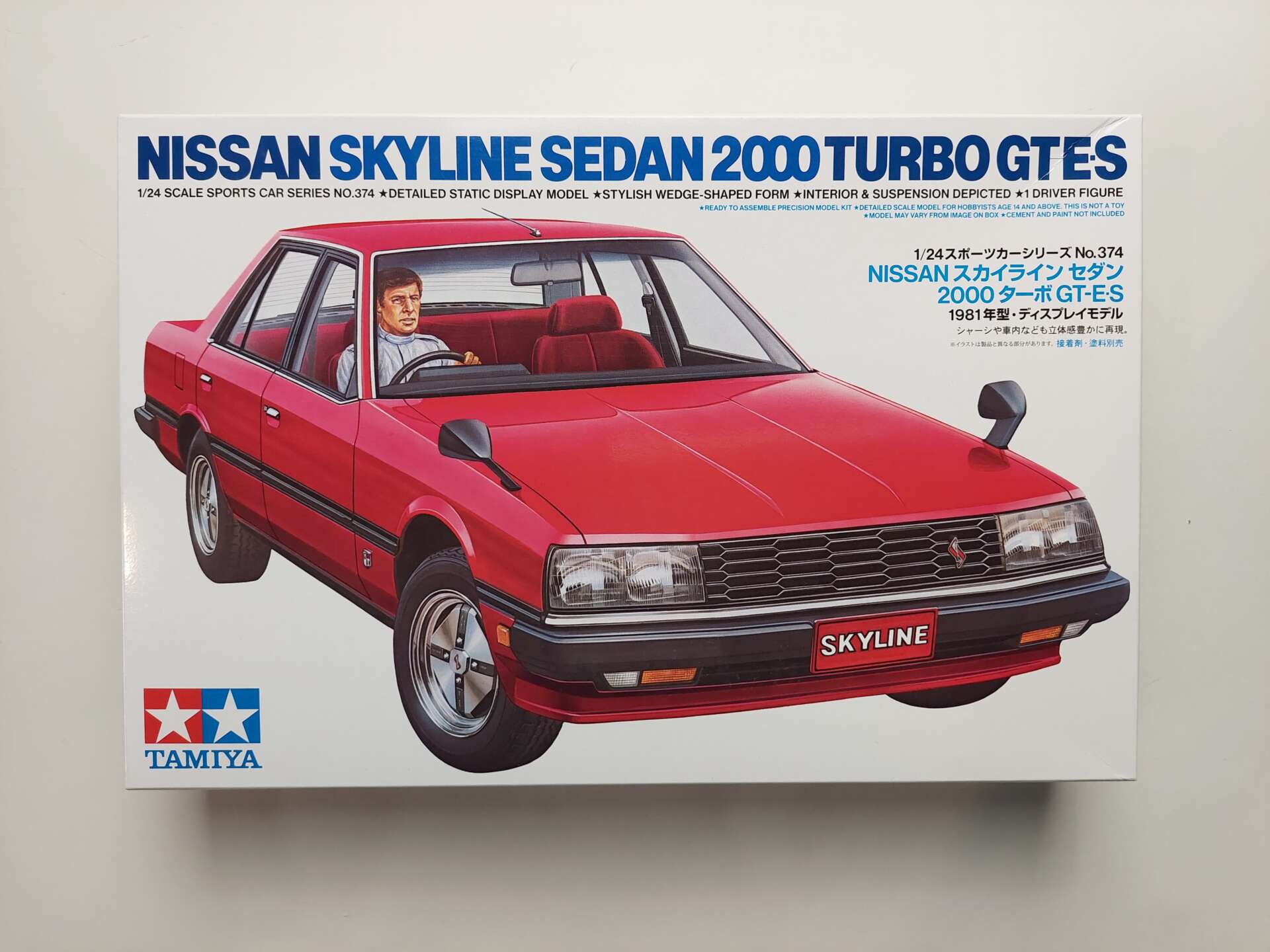 3f98b712ce751b107a7bbe9477ff1bd6.jpg 1/24 Nissan Skyline (R30) Sedan 2000 Turbo GT-E S 1981 Сборная модель Tamiya 24374