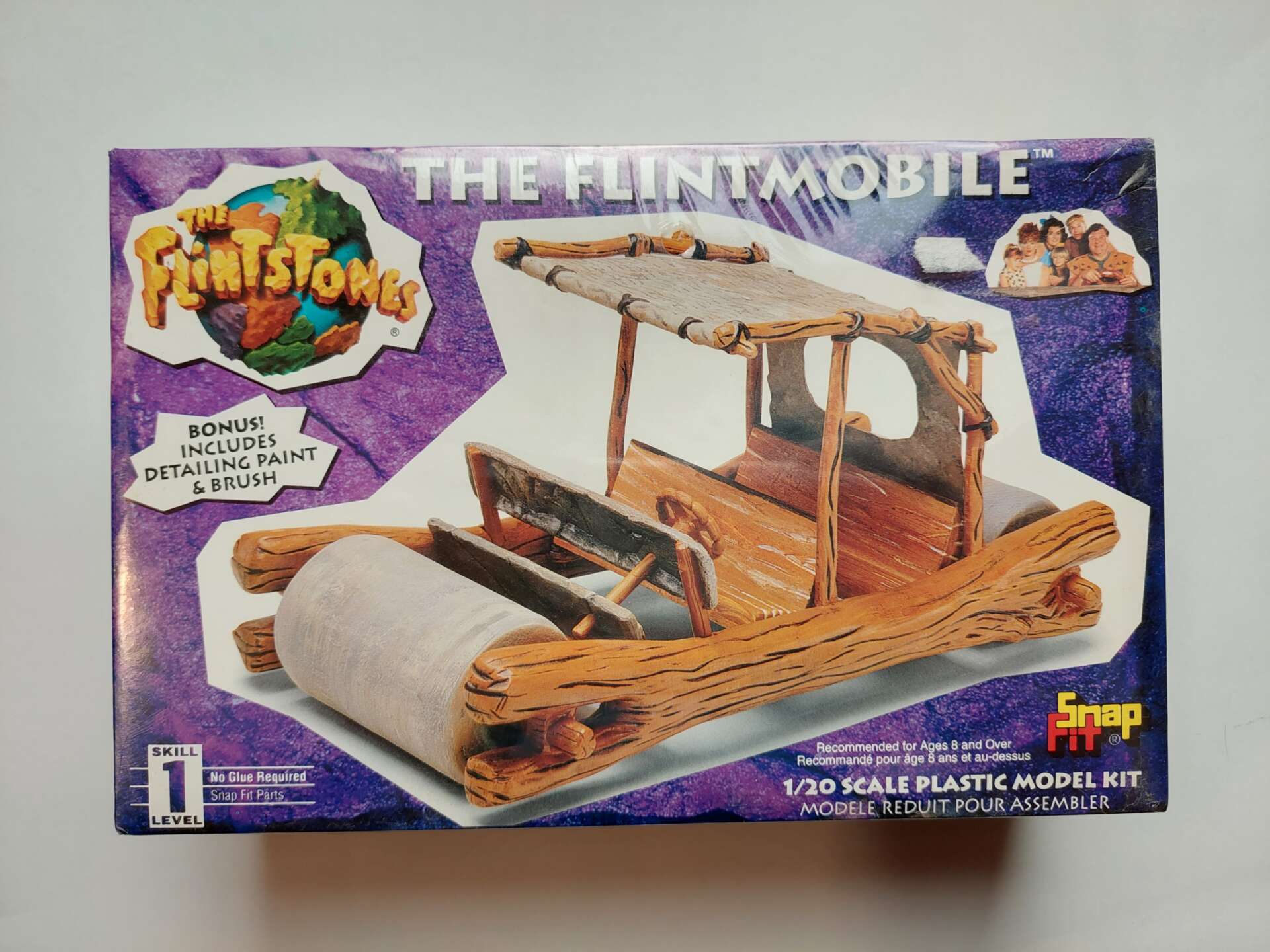 531b99a69172184fa6a31b862f4f2f0e.jpg 1/20 The Flintstones The Flintmobile Сборная модель Lindberg 72411