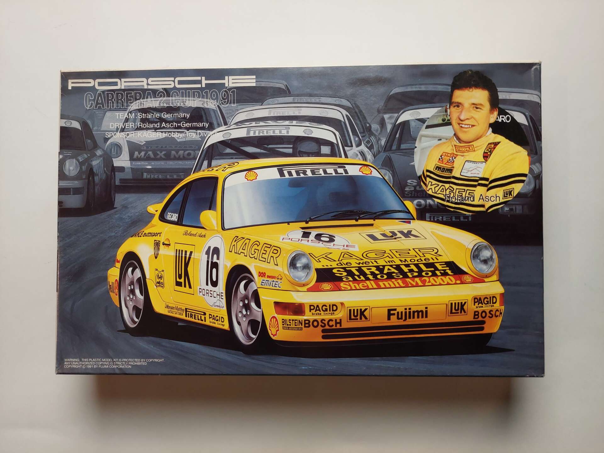 532d1a679bda0a715f960546b25f99a6.jpg 1/24 Porsche 911 (964) 1991 Porsche Carrera Cup #16 Kager Сборная модель Fujimi 12050