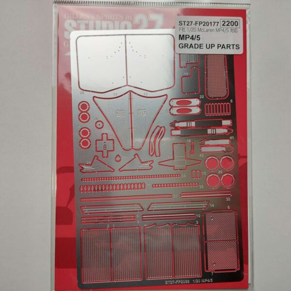 1/20 McLaren Honda MP4/5 (Fujimi) Фототравление Studio27 ST27-FP20177