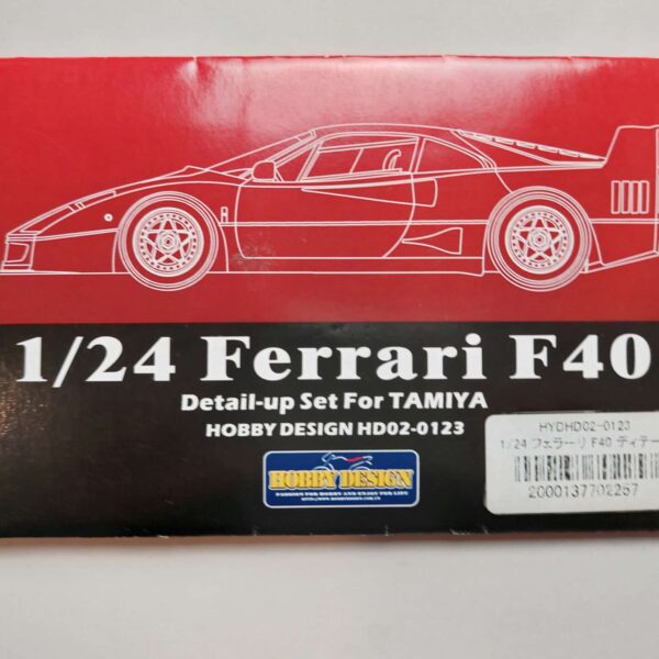 1/24 Ferrari F40 Detail-up Set (Tamiya) Hobby Design HD02-0123
