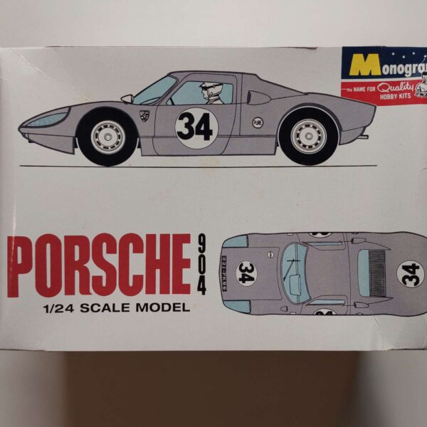 1/24 Porsche 904 Carrera GTS 1964 Le Mans GT 2.0 1st #34 Auguste Veuillet Сборная модель Revell Monogram 0127