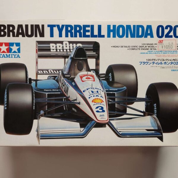 1/20 Honda Tyrrell 020 15th Satoru Nakajima #3 Tyrrell Racing Braun Сборная модель Tamiya 20029