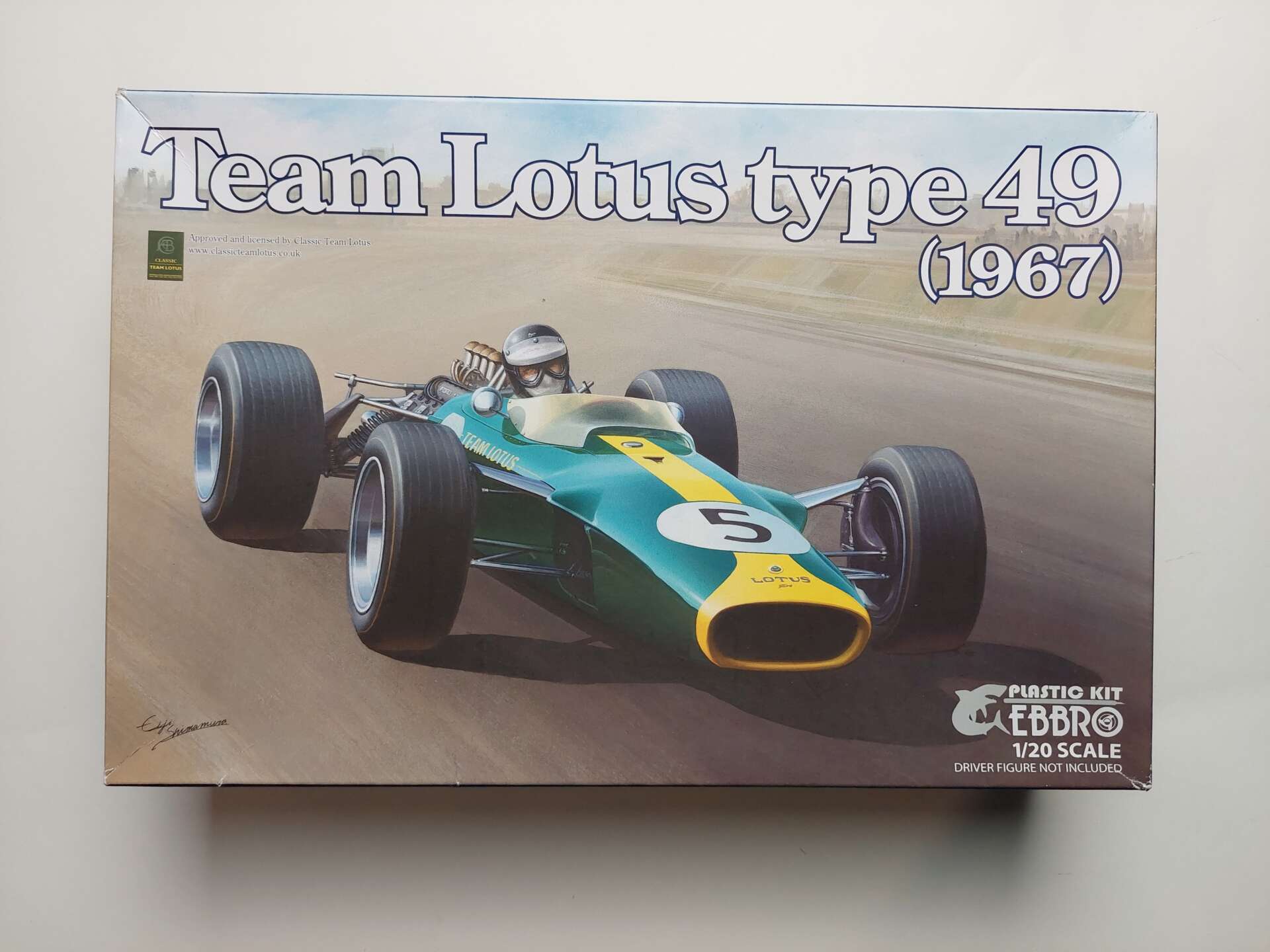 9ffe5bd77fa3628e03c42f52c35ef43b.jpg 1/20 Lotus Type 49 1967 Сборная модель EBBRO 20004
